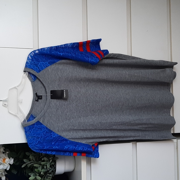 Torrid Varsity Raglan Tee - Picture 6 of 8